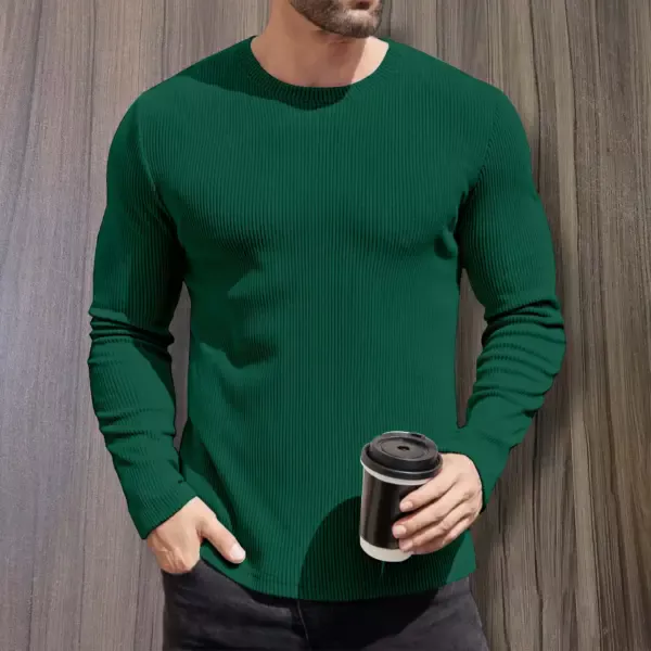Premium 2/2 Rib Cotton Thermal Long Sleeve T-shirt