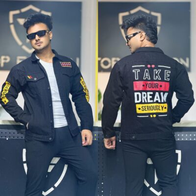 High Quality Printed Denim Jacket