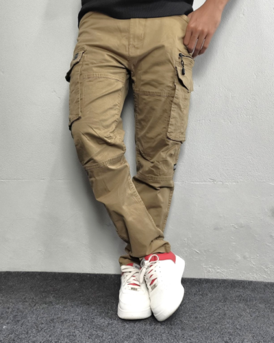Stylish Kaizer Cotton Fabric 6 Pocket Cargo Pant