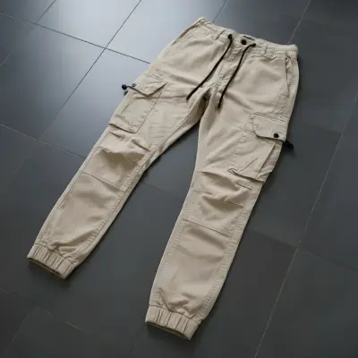 Stylish Kaizer Cotton Fabric Cargo Joggers Pant