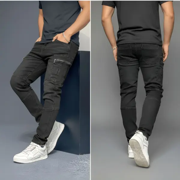 Stylish & Premium 6 Pocket Denim Cargo Pant