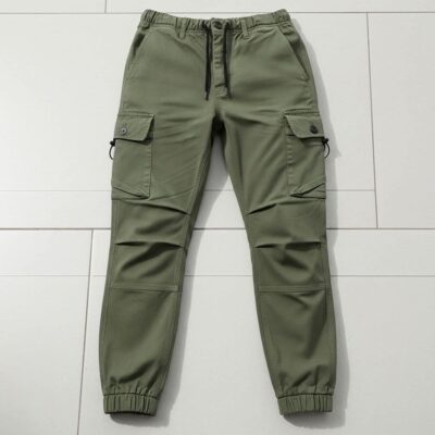 Stylish Kaizer Cotton Fabric Cargo Joggers Pant