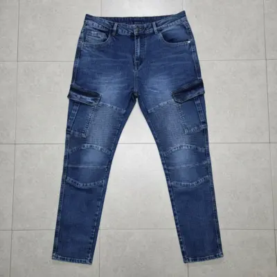 Stylish & Premium 6 Pocket Denim Cargo Pant