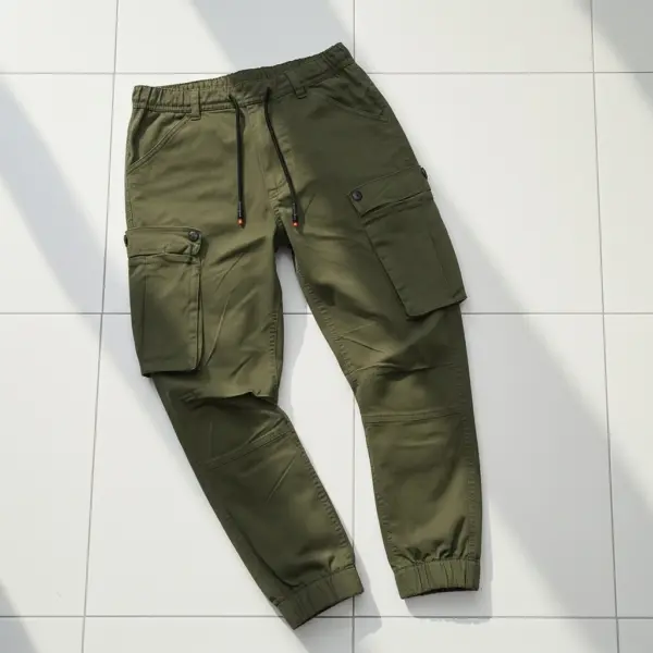 Cargo Joggers Pant (Kaizer Cotton) Fabric For Men