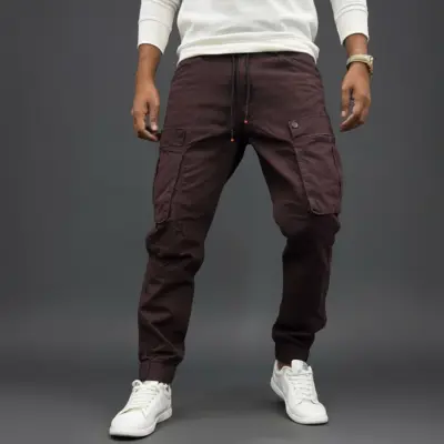Stylish 6 Pocket Cargo Joggers For Men