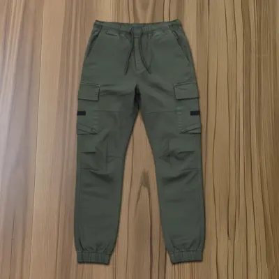 Stylish Kaizer Cotton Fabric Cargo Joggers Pant
