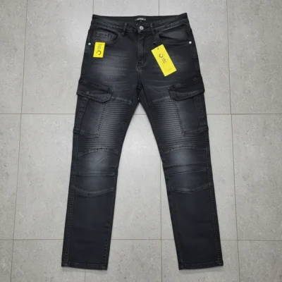 Stylish & Premium 6 Pocket Denim Cargo Pant