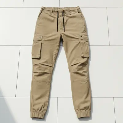 Stylish Kaizer Cotton Fabric Cargo Joggers Pant
