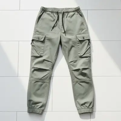 Stylish Kaizer Cotton Fabric Cargo Joggers Pant