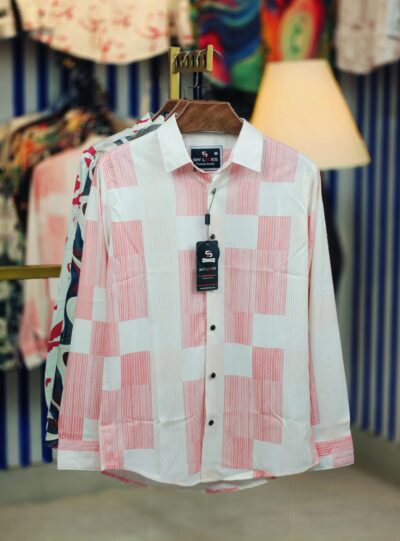 All Over Printed Full Sleeve Shirt For Men