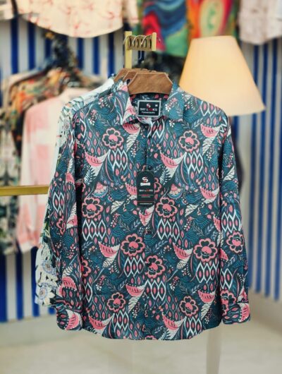 All Over Printed Full Sleeve Shirt For Men