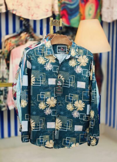 All Over Printed Full Sleeve Shirt For Men