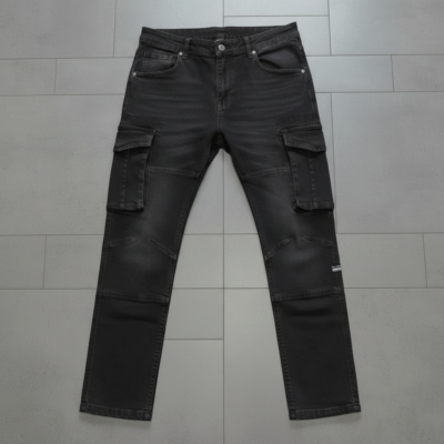 Stylish & Premium 6 Pocket Denim Cargo Pant