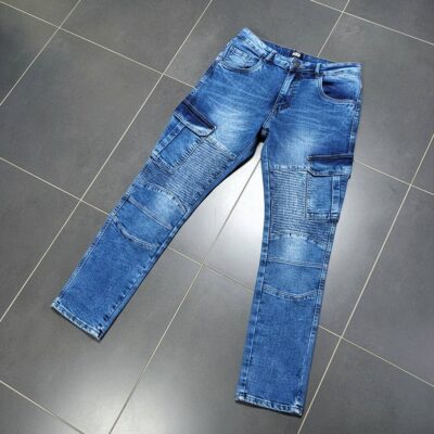Stylish & Premium 6 Pocket Denim Cargo Pant