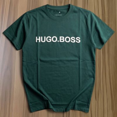 Emboss Printed Pure Cotton T-shirt