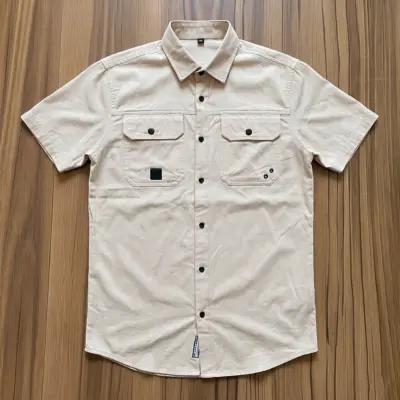 Kaizer Cotton Double Pocket Half Sleeve Shirt