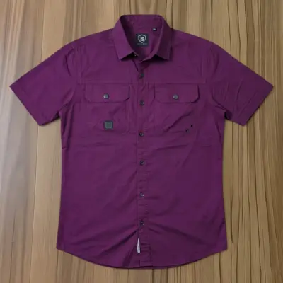 Kaizer Cotton Double Pocket Half Sleeve Shirt